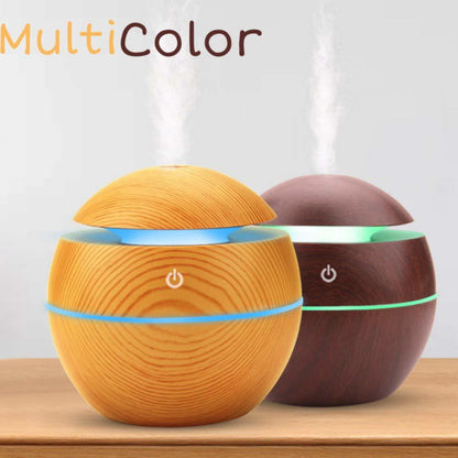 Zivika Diffuser Wood Grain Aroma Diffuser (130 ml)