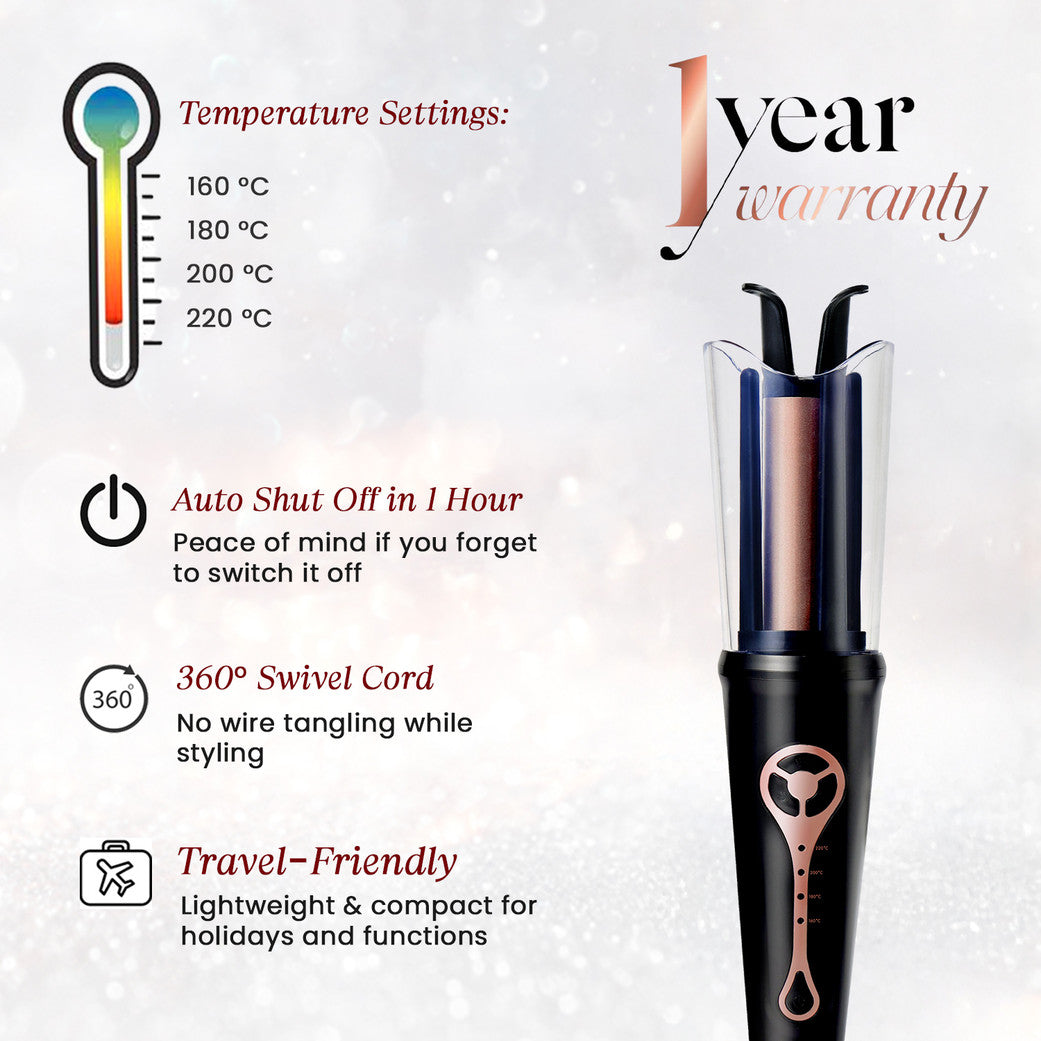 URBANYOG MakeMeeBold Automatic Hair Curler | Electric Hair Curler...more