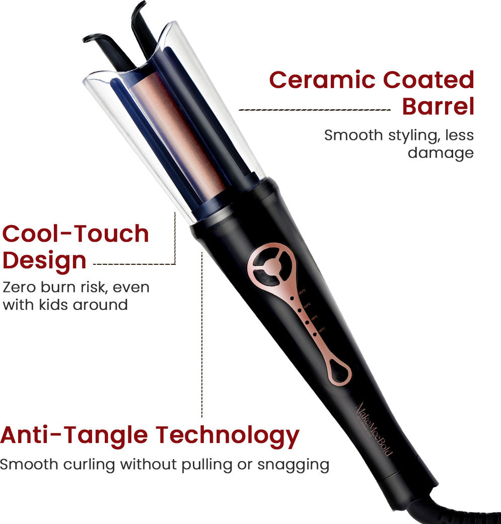 URBANYOG MakeMeeBold Automatic Hair Curler | Electric Hair Curler...more