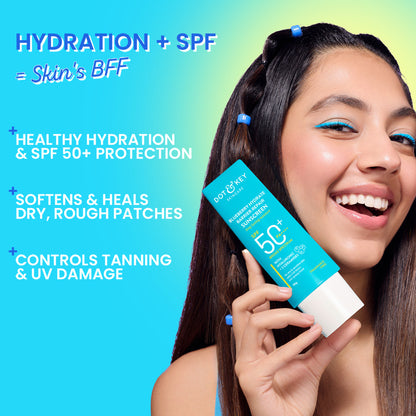 Dot & Key Sunscreen - SPF 50 PA++++ Blueberry Hydrate Barrier Repair,In-Vivo Tested, with Ceramides (30 g)