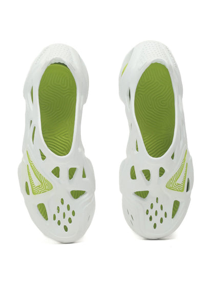 Men Impakto Super Future Men’s Clogs, Lightweight EVA Waterproof Slip-Ons Clogs Sandal (White , 8)