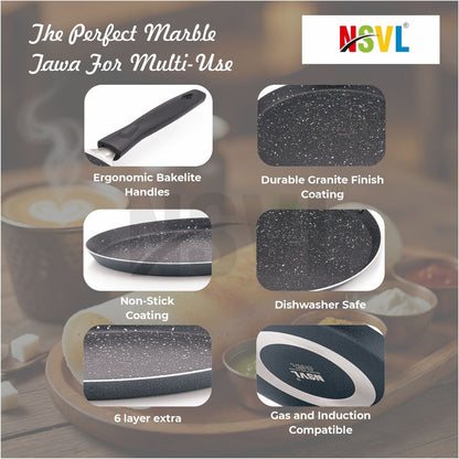 NSVL Non-Stick Dosa Tawa with Handle