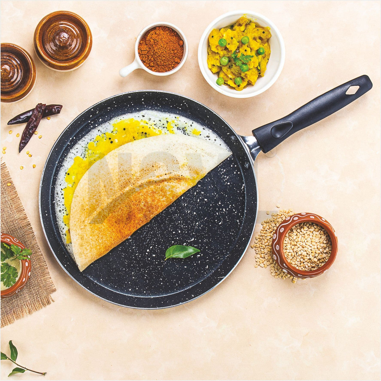 NSVL Non-Stick Dosa Tawa with Handle