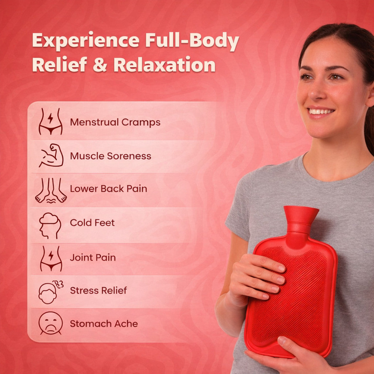 HEAREAL HEALTH CARE Multipurpose Hot Water Rubber bag