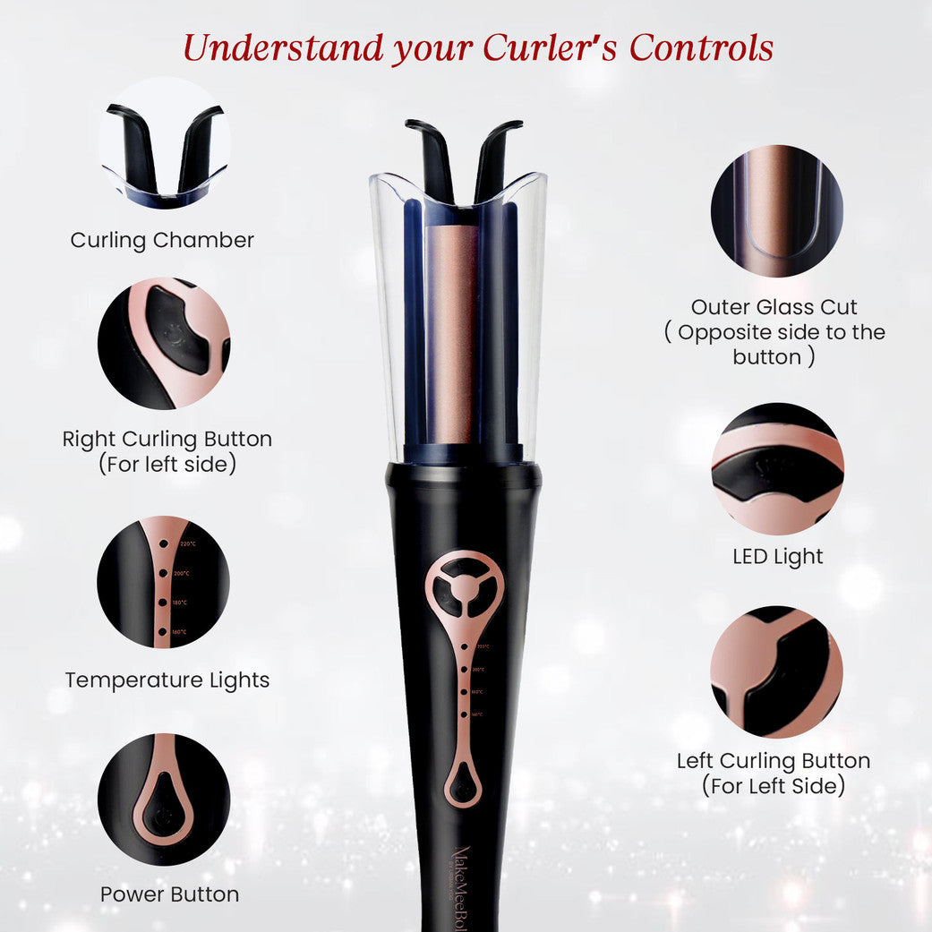 URBANYOG MakeMeeBold Automatic Hair Curler | Electric Hair Curler...more