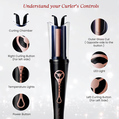 URBANYOG MakeMeeBold Automatic Hair Curler | Electric Hair Curler...more
