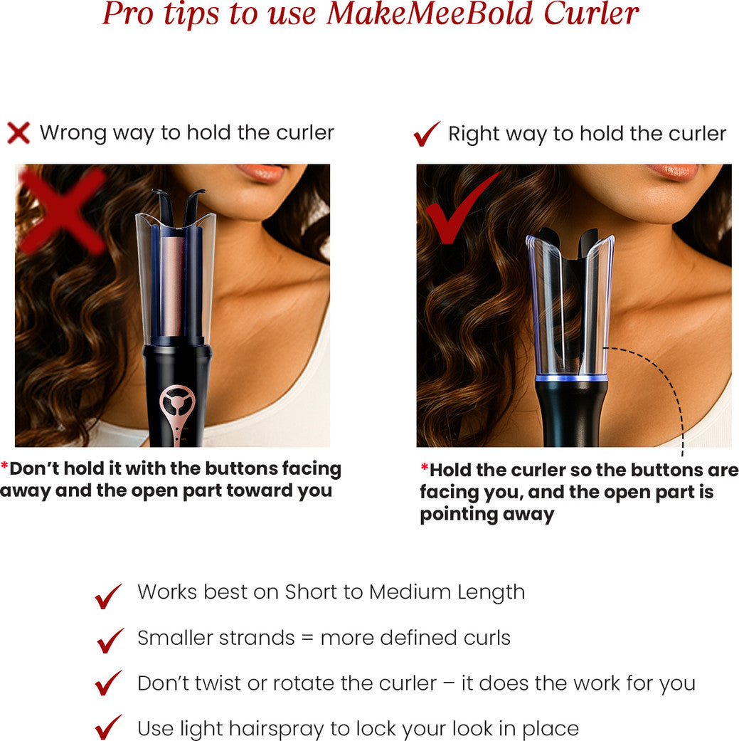 URBANYOG MakeMeeBold Automatic Hair Curler | Electric Hair Curler...more