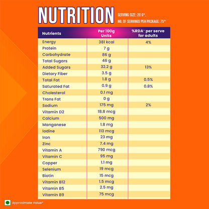 BOURNVITA Chocolate Nutrition Drink (1500 g)