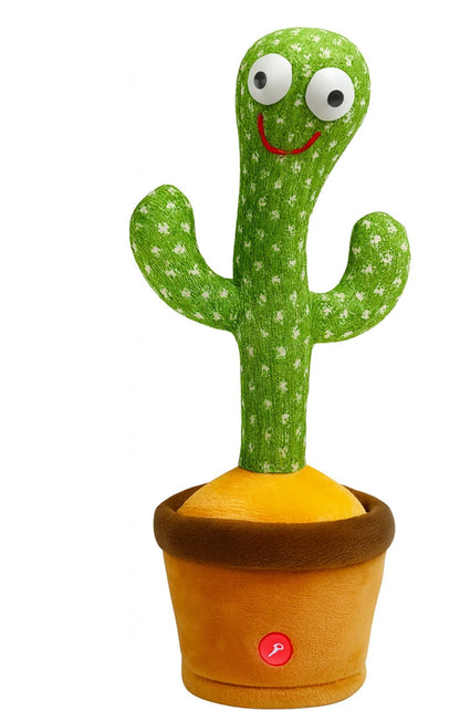 Pookie Toys Dancing Cactus Toy (Green, Yellow, Brown)