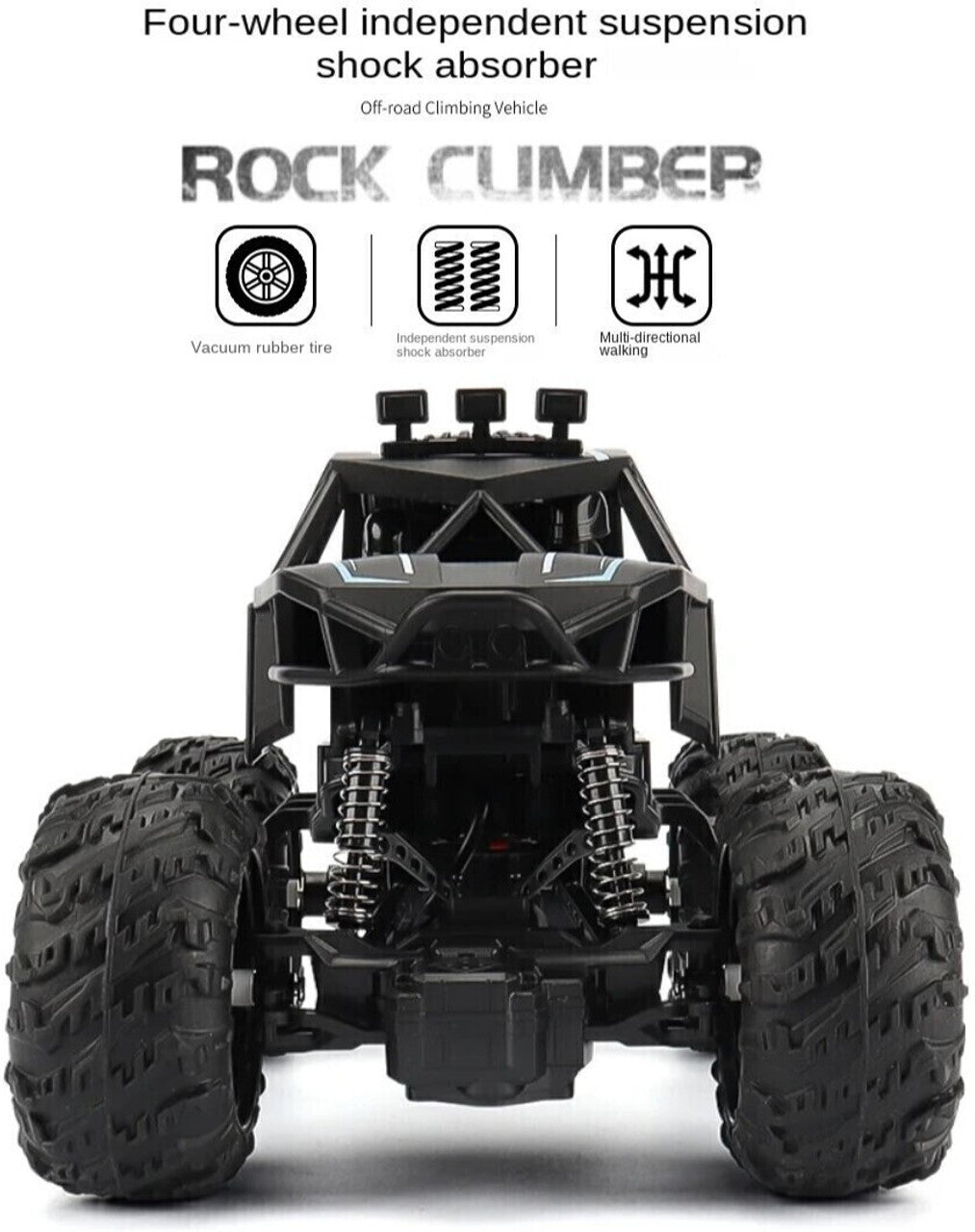CADDLE & TOES Rock Car , Spring wheels ,1:20 scale, Remote control (Multicolour)