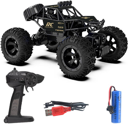 CADDLE & TOES Rock Car , Spring wheels ,1:20 scale, Remote control (Multicolour)